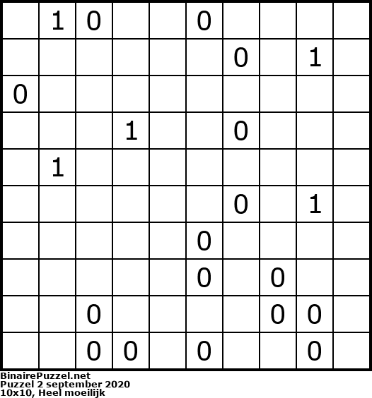 Binaire Puzzel