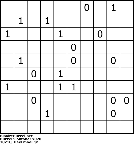 Binaire Puzzel