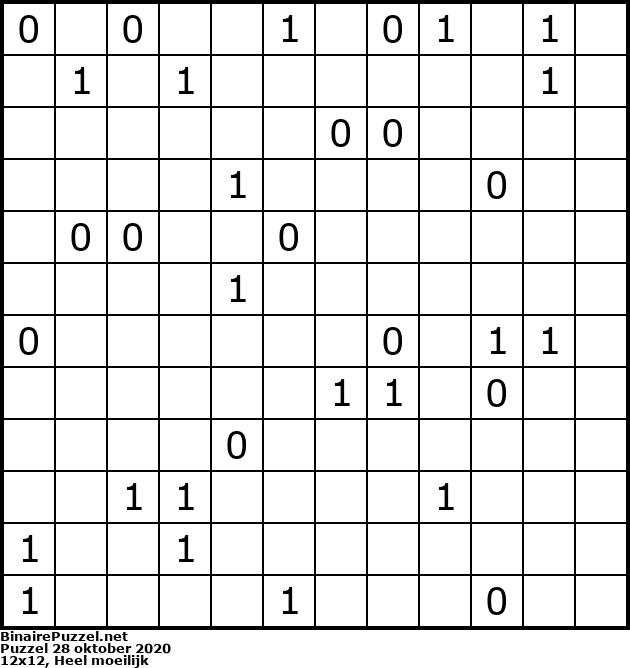 Binaire Puzzel