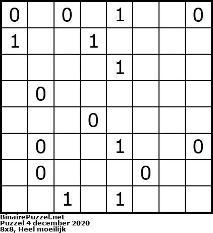 Binaire Puzzel
