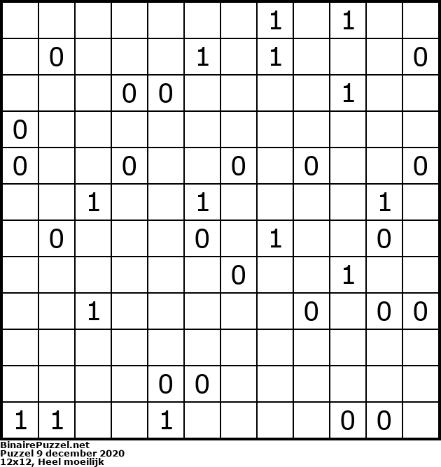 Binaire Puzzel