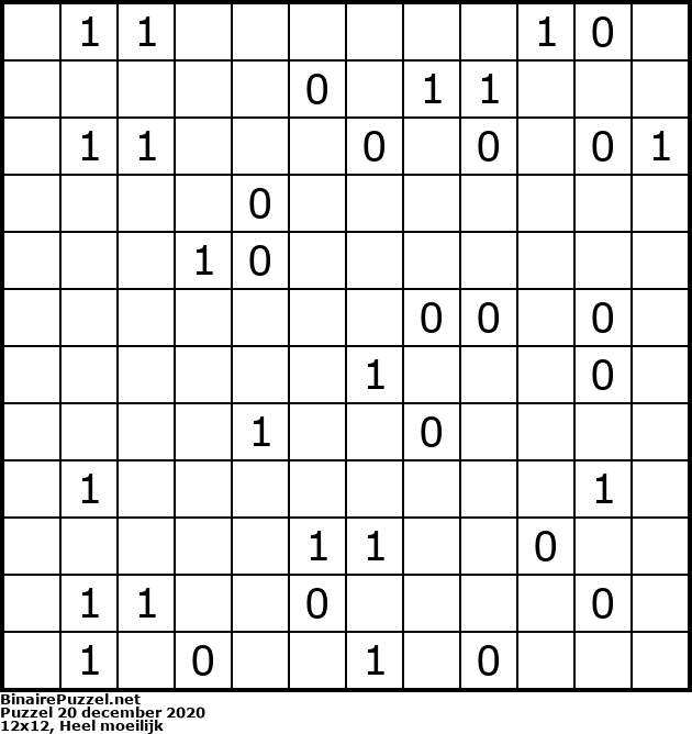 Binaire Puzzel