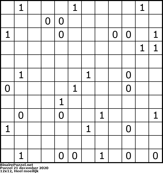 Binaire Puzzel
