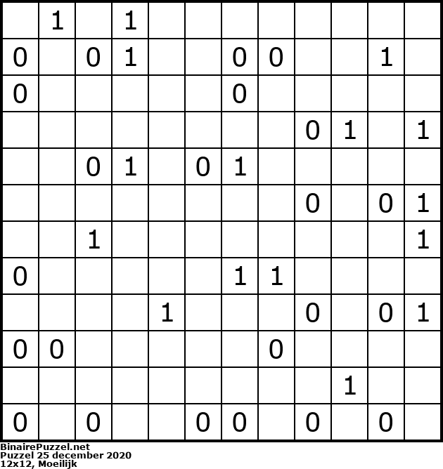Binaire Puzzel