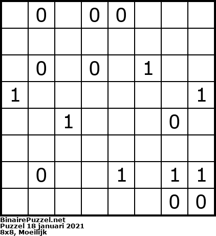 Binaire Puzzel