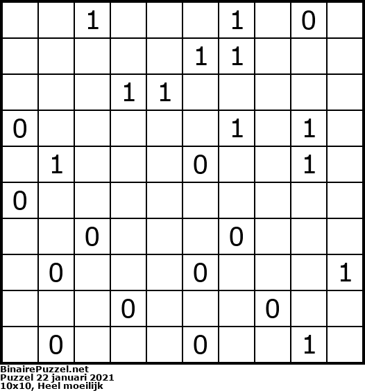 Binaire Puzzel