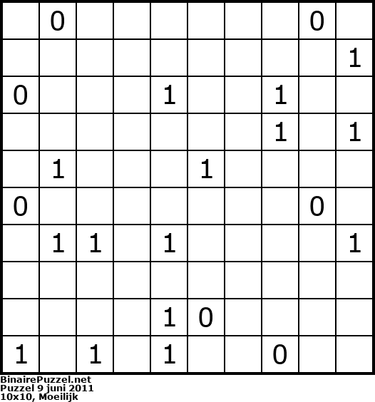 Binaire Puzzel