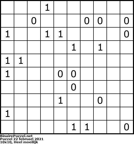 Binaire Puzzel