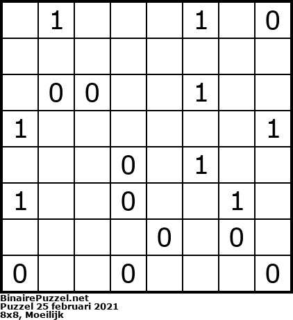 Binaire Puzzel