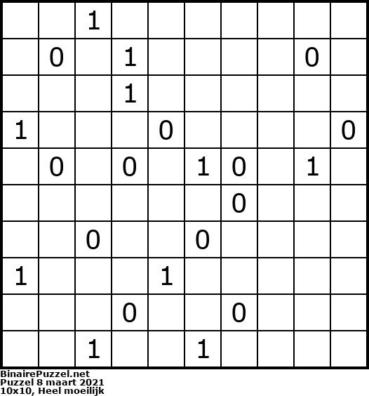 Binaire Puzzel