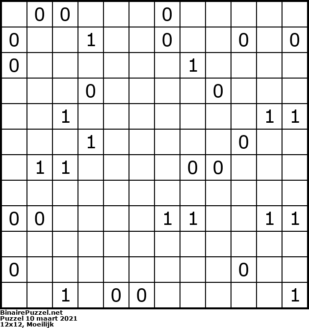 Binaire Puzzel