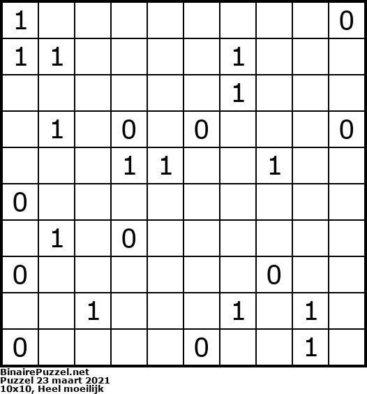 Binaire Puzzel
