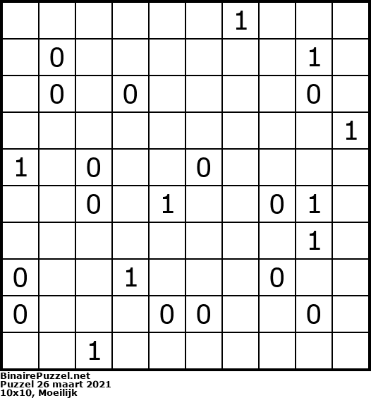 Binaire Puzzel