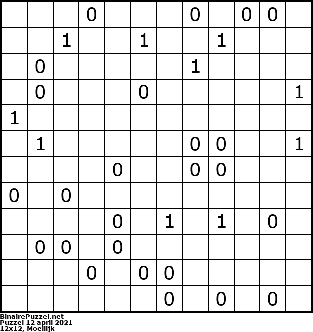 Binaire Puzzel