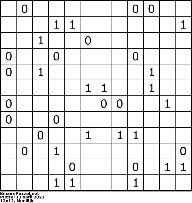 Binaire Puzzel