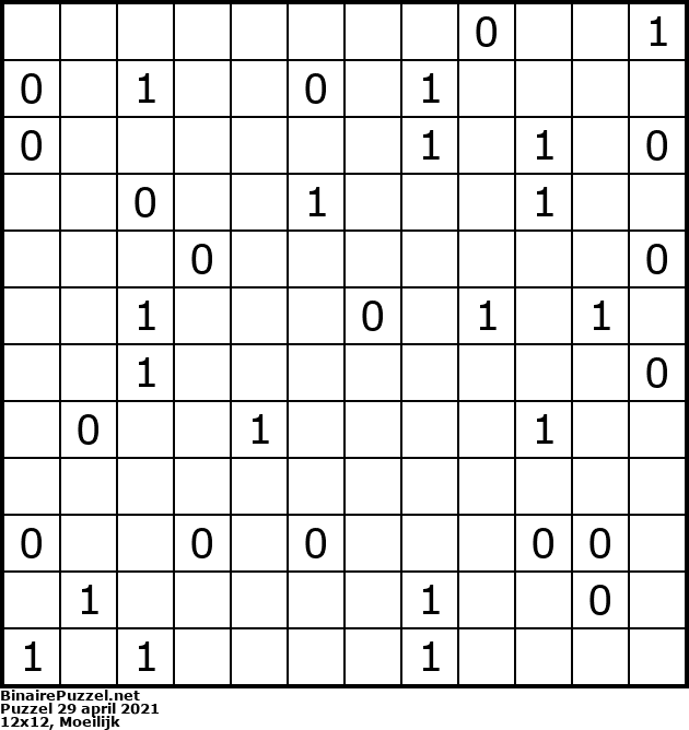 Binaire Puzzel