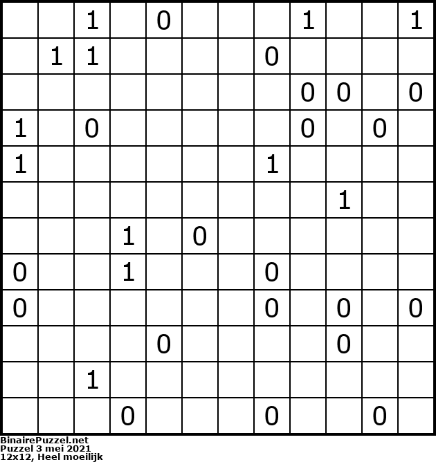 Binaire Puzzel