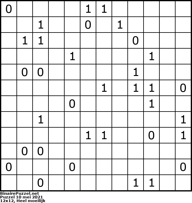 Binaire Puzzel