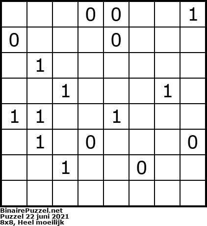 Binaire Puzzel