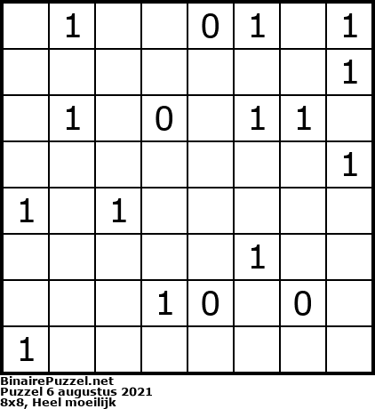 Binaire Puzzel
