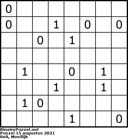Binaire Puzzel