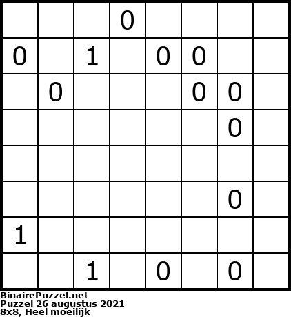 Binaire Puzzel