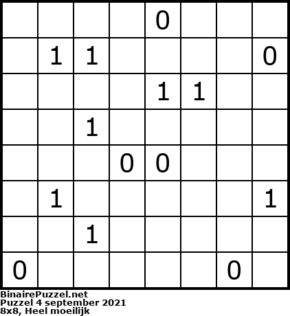 Binaire Puzzel