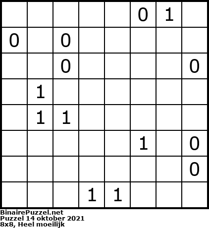 Binaire Puzzel