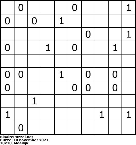 Binaire Puzzel