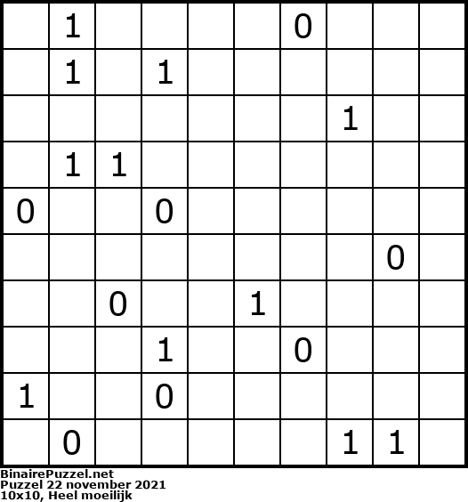Binaire Puzzel