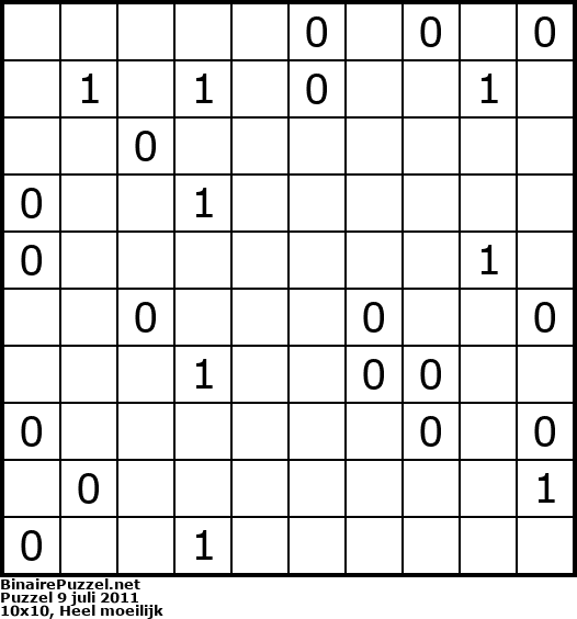 Binaire Puzzel
