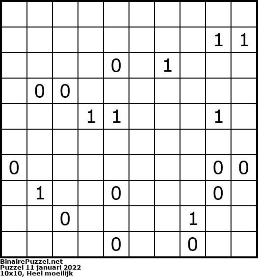 Binaire Puzzel