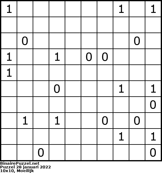 Binaire Puzzel