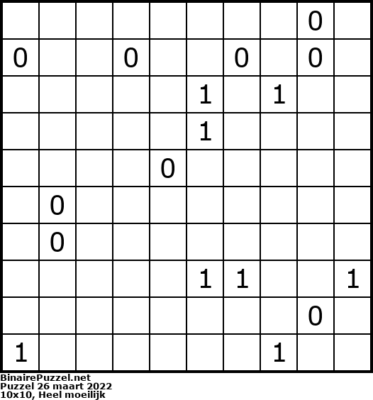 Binaire Puzzel