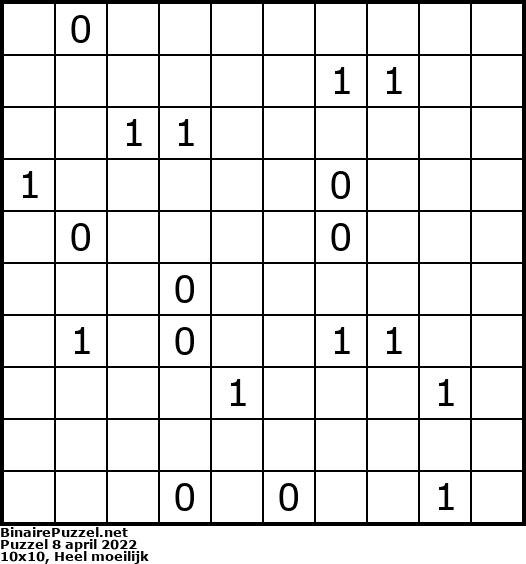 Binaire Puzzel