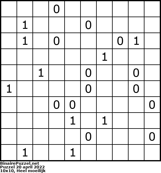 Binaire Puzzel