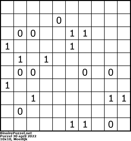 Binaire Puzzel