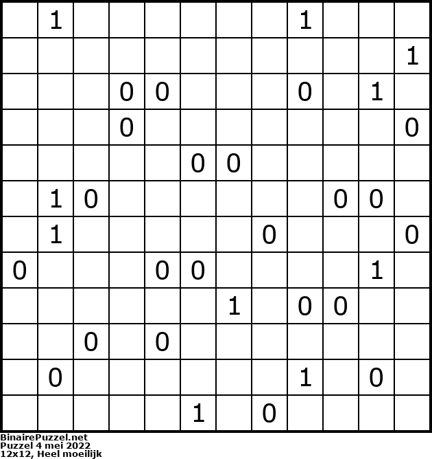 Binaire Puzzel