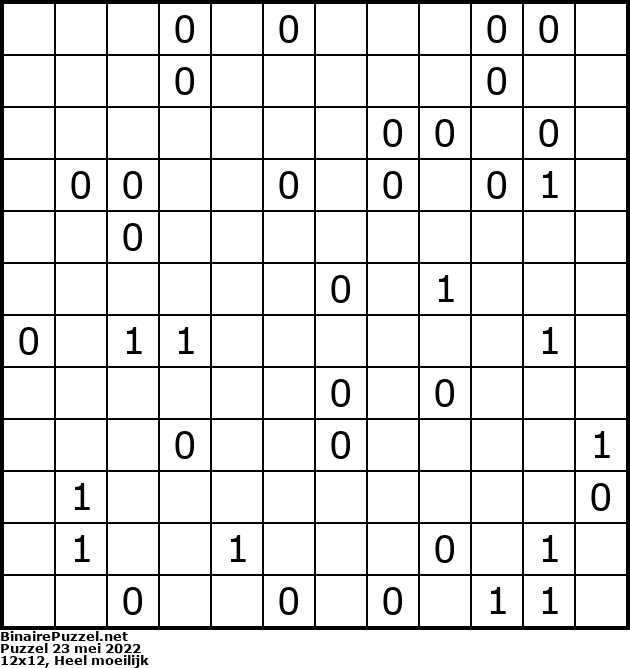 Binaire Puzzel