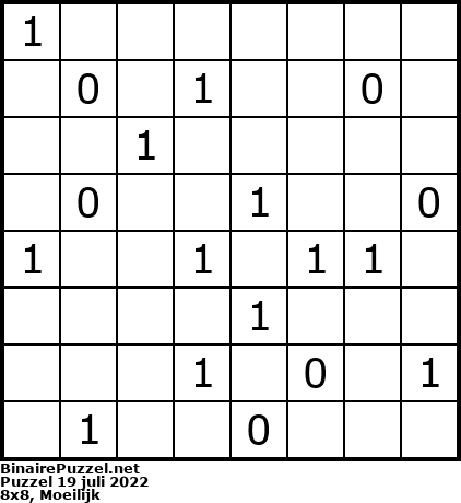 Binaire Puzzel
