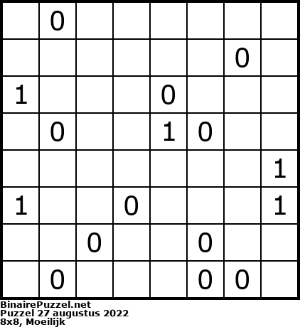 Binaire Puzzel