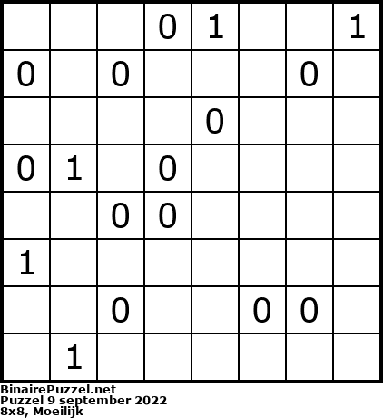 Binaire Puzzel