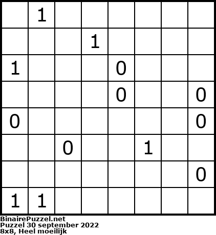 Binaire Puzzel