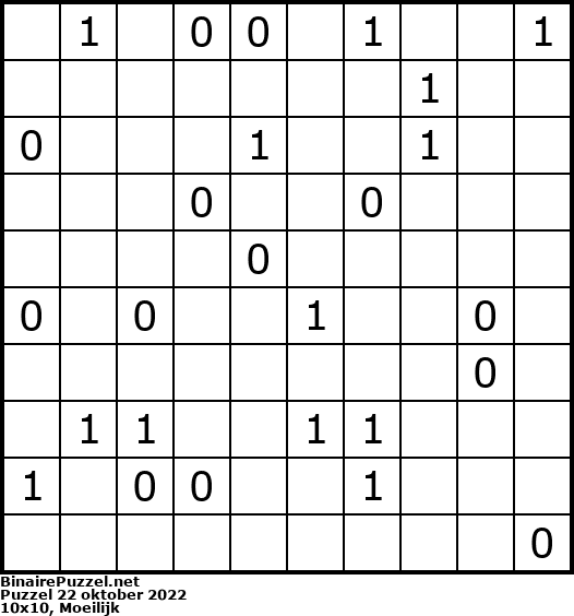 Binaire Puzzel
