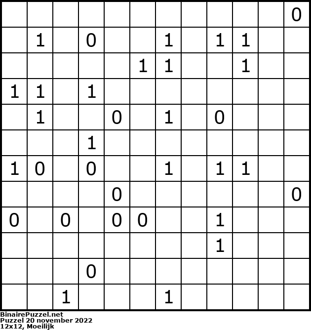 Binaire Puzzel
