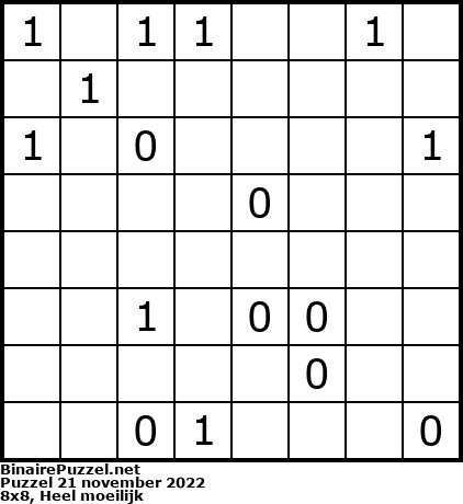 Binaire Puzzel