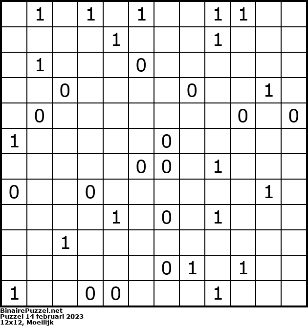 Binaire Puzzel