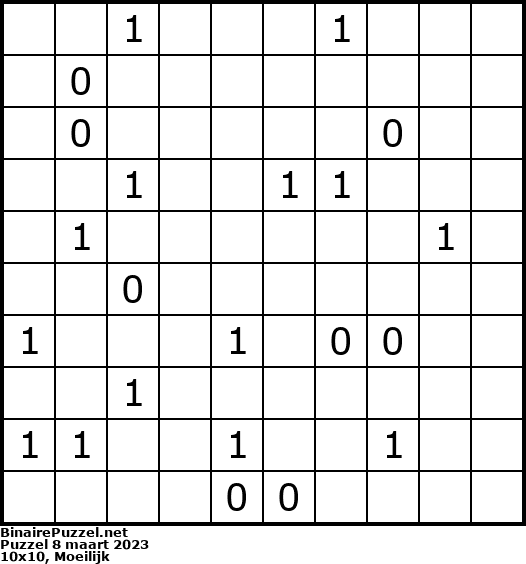 Binaire Puzzel