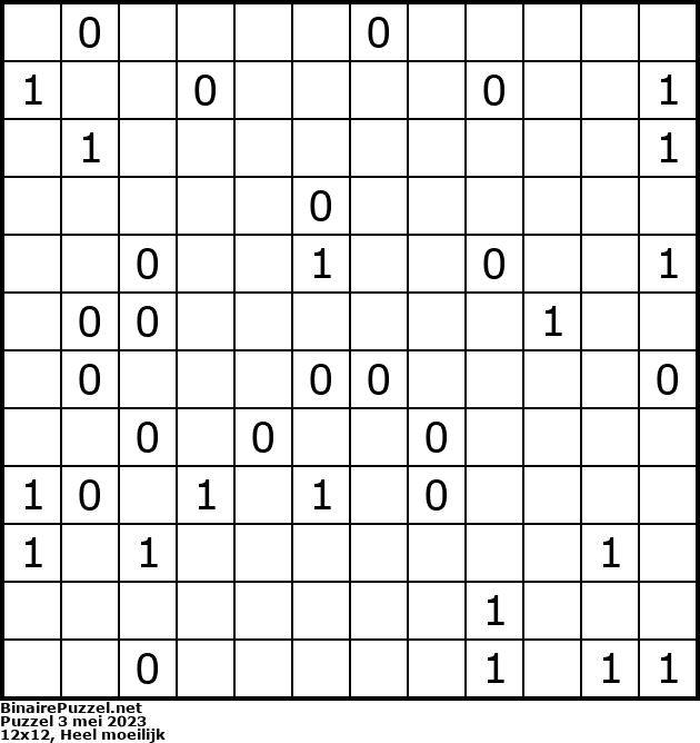 Binaire Puzzel