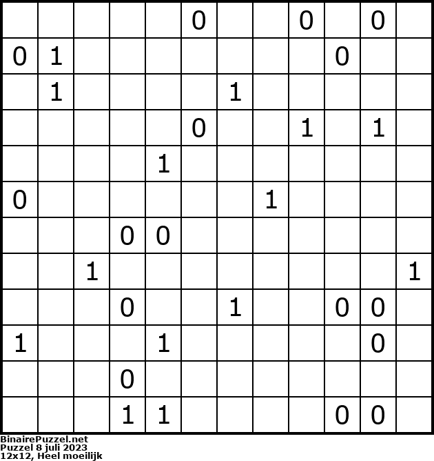 Binaire Puzzel